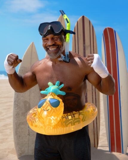 Mike Tyson gets set to box shark for Discovery Channel