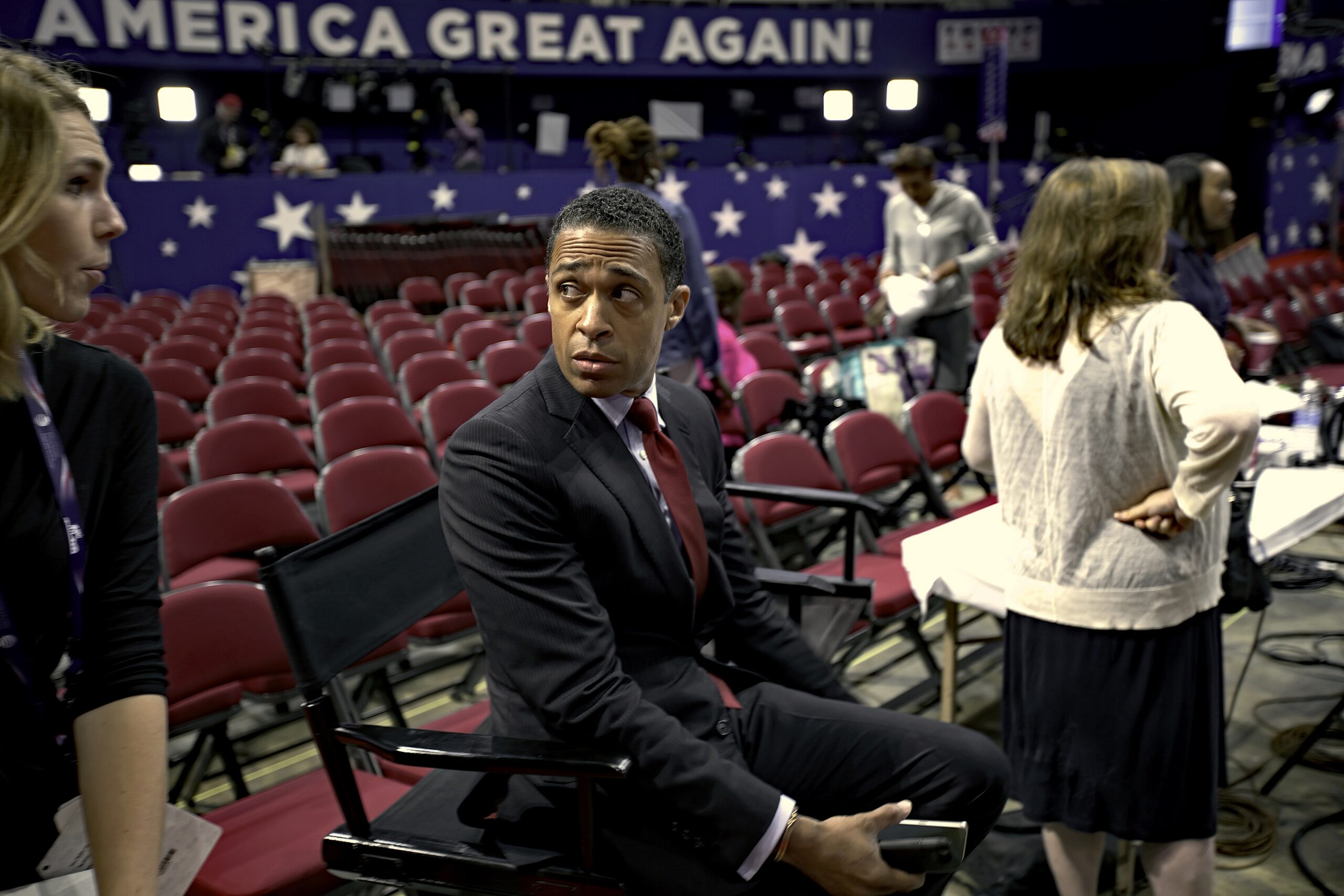 T J Holmes At The 2016 Republican National Convention