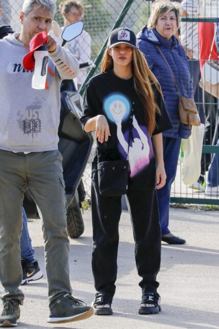 Shakira the best cheerleader for her son Milan in his last baseball match in Barcelona