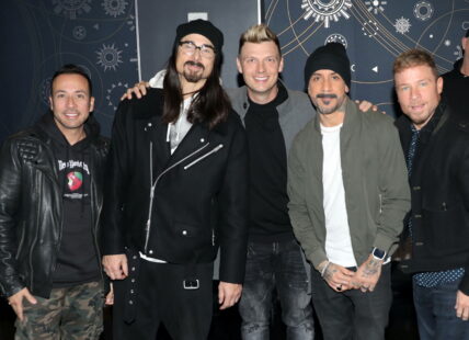 Backstreet Boys at the Empire state Building