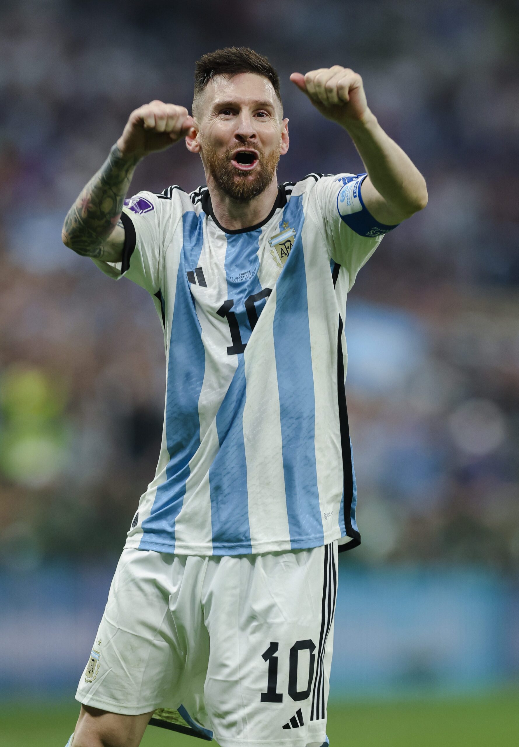 2022 FIFA World Cup Final Lionel Messi in Action