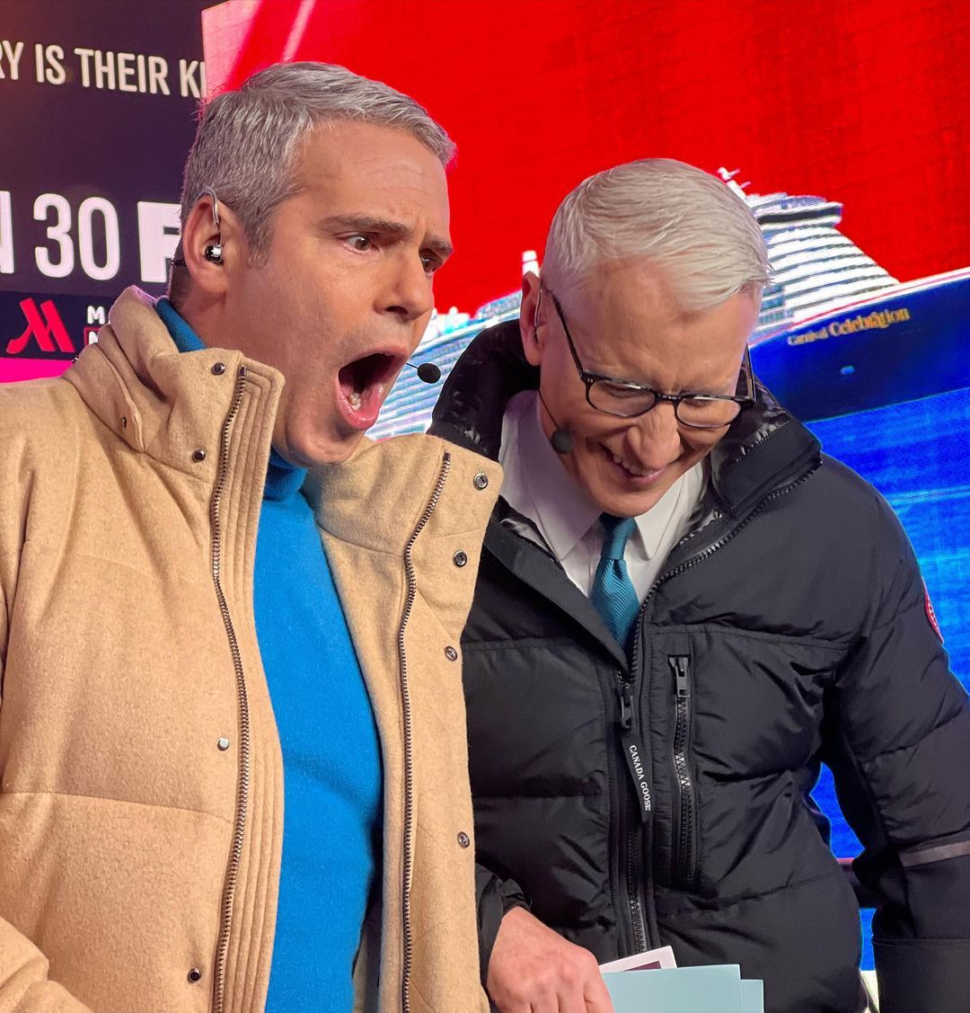Andy Cohen and Anderson Cooper