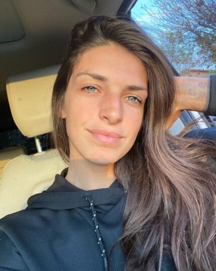 Mackenzie Dern takes a selfie.