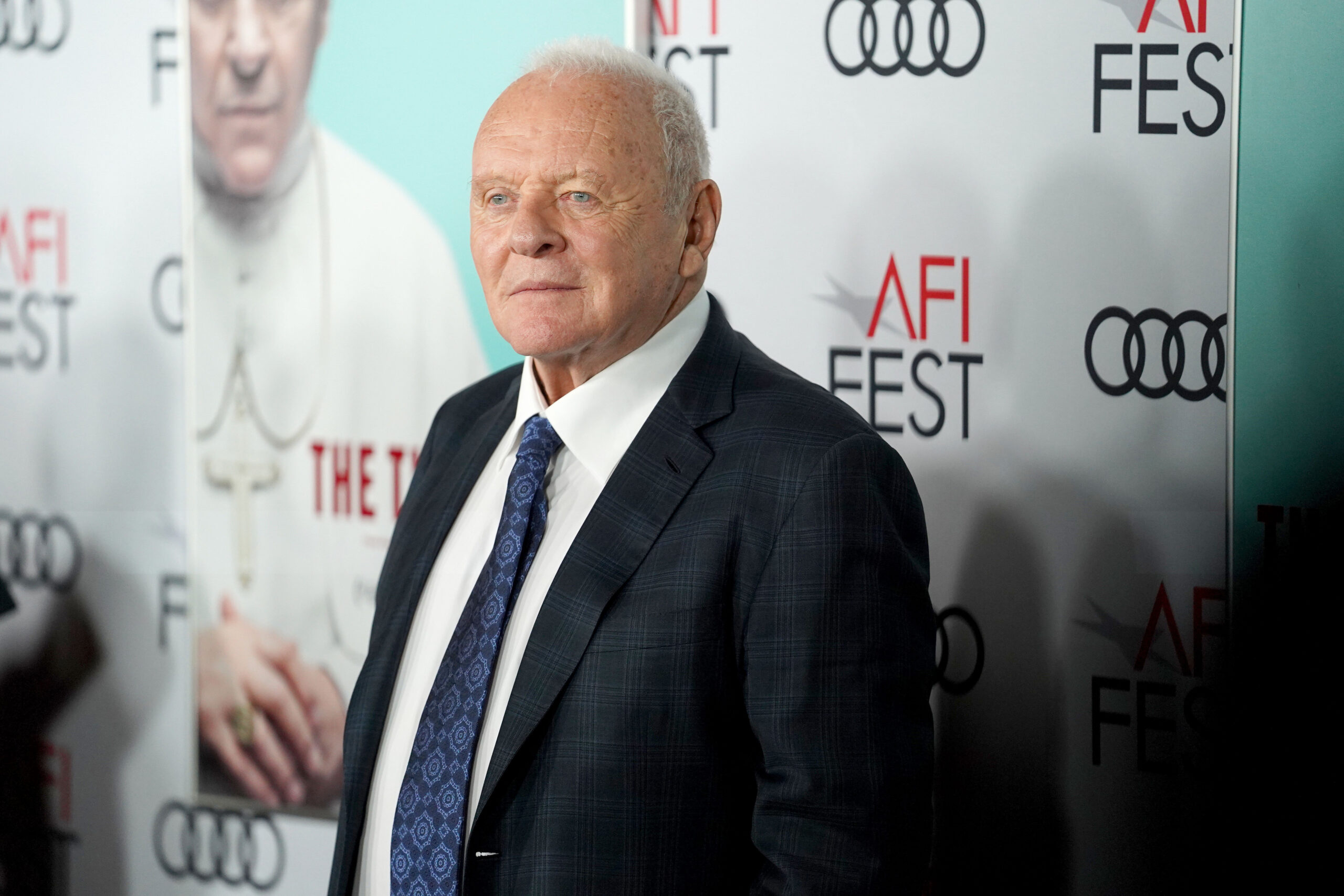 Anthony Hopkins at the 2019 AFI Fest's " The Two Popes" Los Angeles Premiere