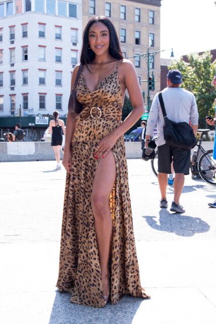 Tayshia Adams NYFW Bronx and Banco -Arrivals