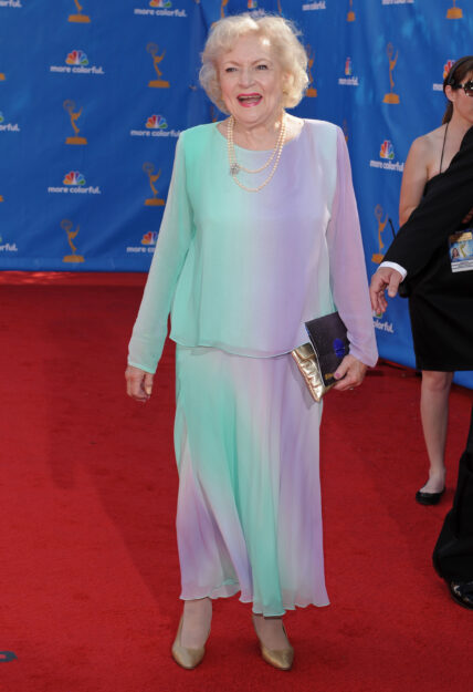 Betty White at the 2003 Emmy Creative Arts Awards. Shrine Auditorium, Los Angeles