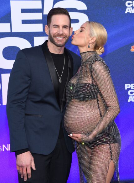 Heather Rae & Tarek El Moussa at Peoples Choice Awards 2022