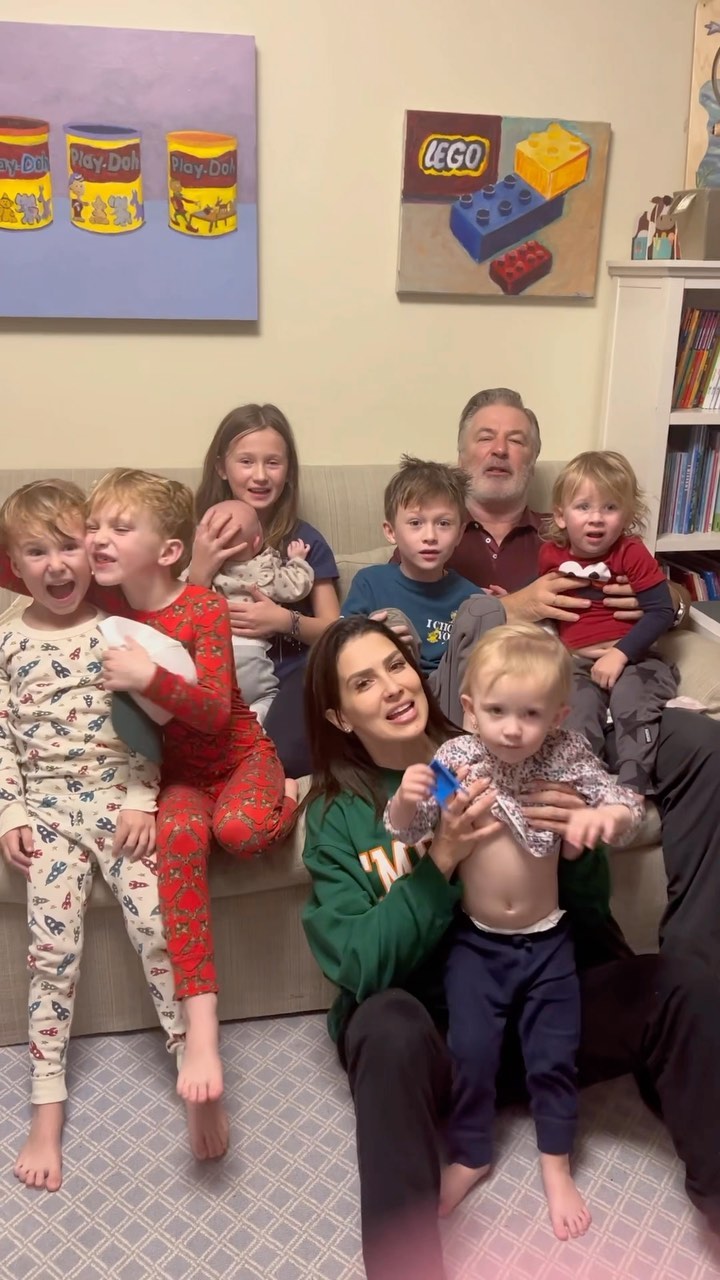 Hilaria Baldwin, Alec Baldwin, and all their kids