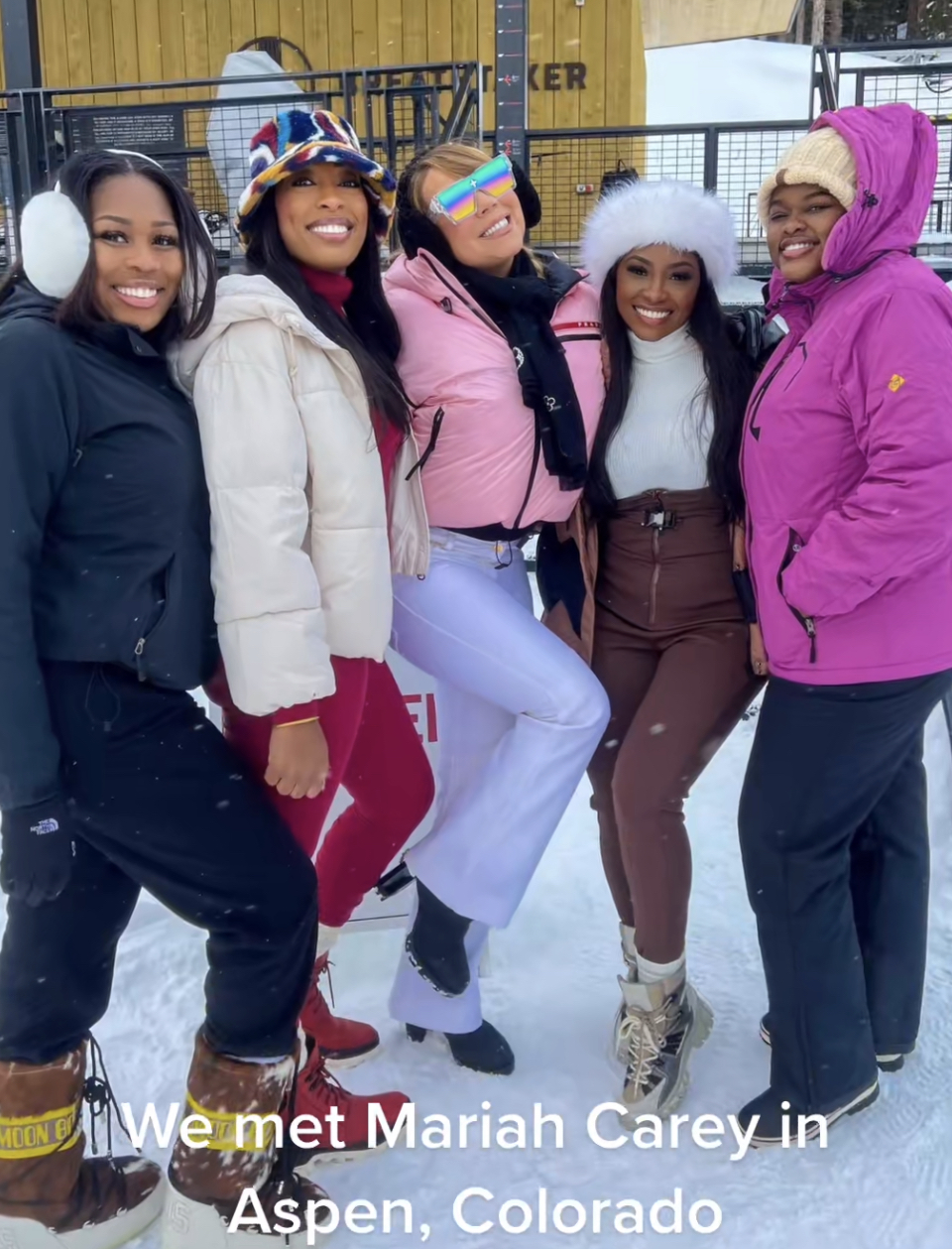 Mariah Carey meets fans in Aspen