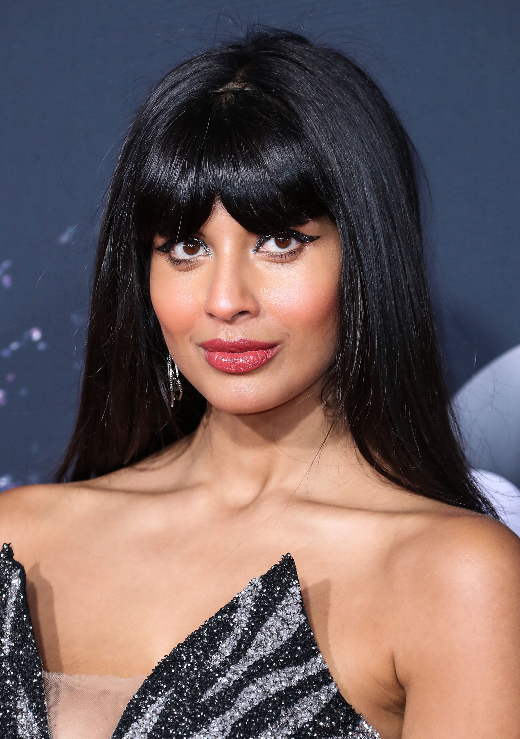 Jameela Jamil at the 2019 American Music Awards
