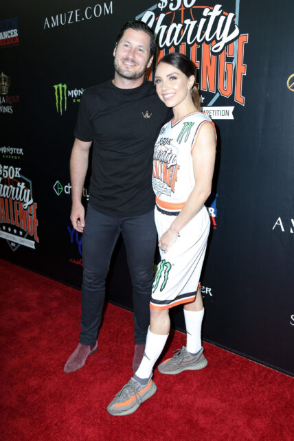 Jenna Johnson & Val Chmerkovskiy at Monster Energy $50K Charity Challenge Celebrity Basketball Game - Westwood