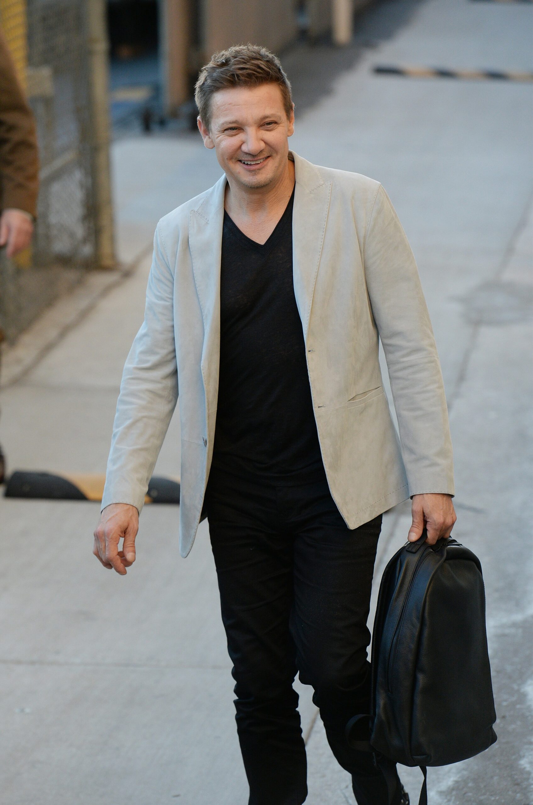 Jeremy Renner at Jimmy Kimmel Live!