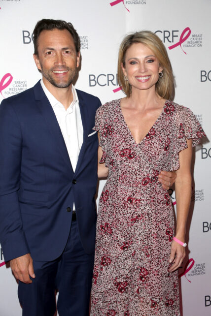 Breast Cancer Research Foundation Symposium and ANDREW SHUE, AMY ROBACH attend the Breast Cancer Research Foundation Symposium and Awards Luncheon