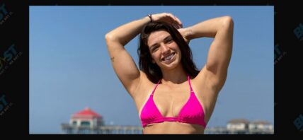 Mackenzie Dern on beach