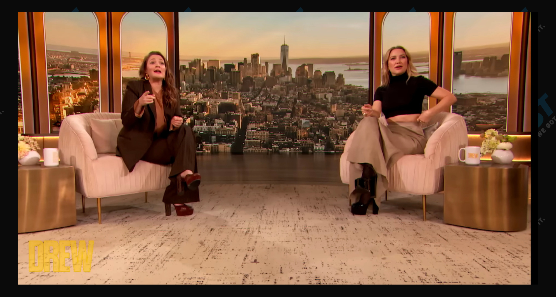 Drew Barrymore and Kate Hudson on "The Drew Barrymore Show"