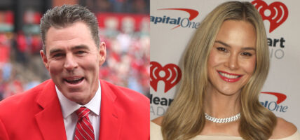 Portraits of Meghan King and Jim Edmonds