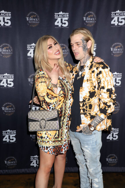 Melanie Martin & Aaron Carter In Las Vegas