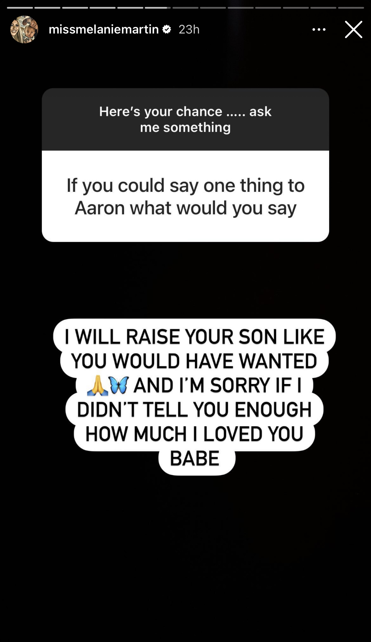 Melanie Martin Reveals 'One Thing' She Would Say To Late Aaron Carter