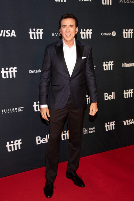 Nicolas Cage at the 2022 Toronto International Film Festival - "Butcher's Crossing" Premiere