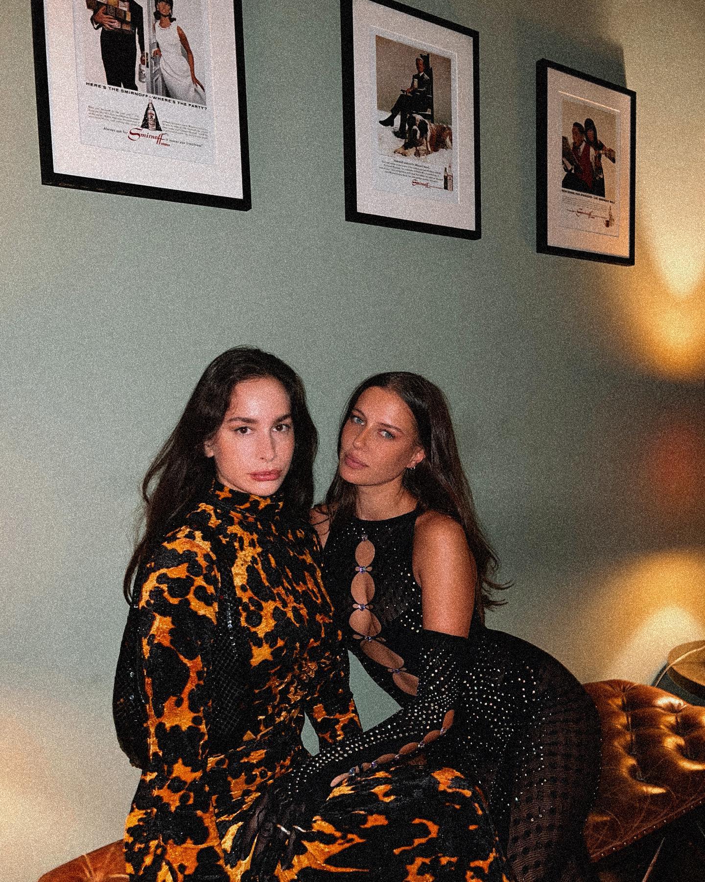 Nicole Poturalski celebrates her 30th birthday in a sheer black dress