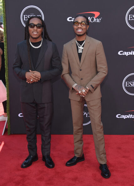 Takeoff and Quavo from Migos.