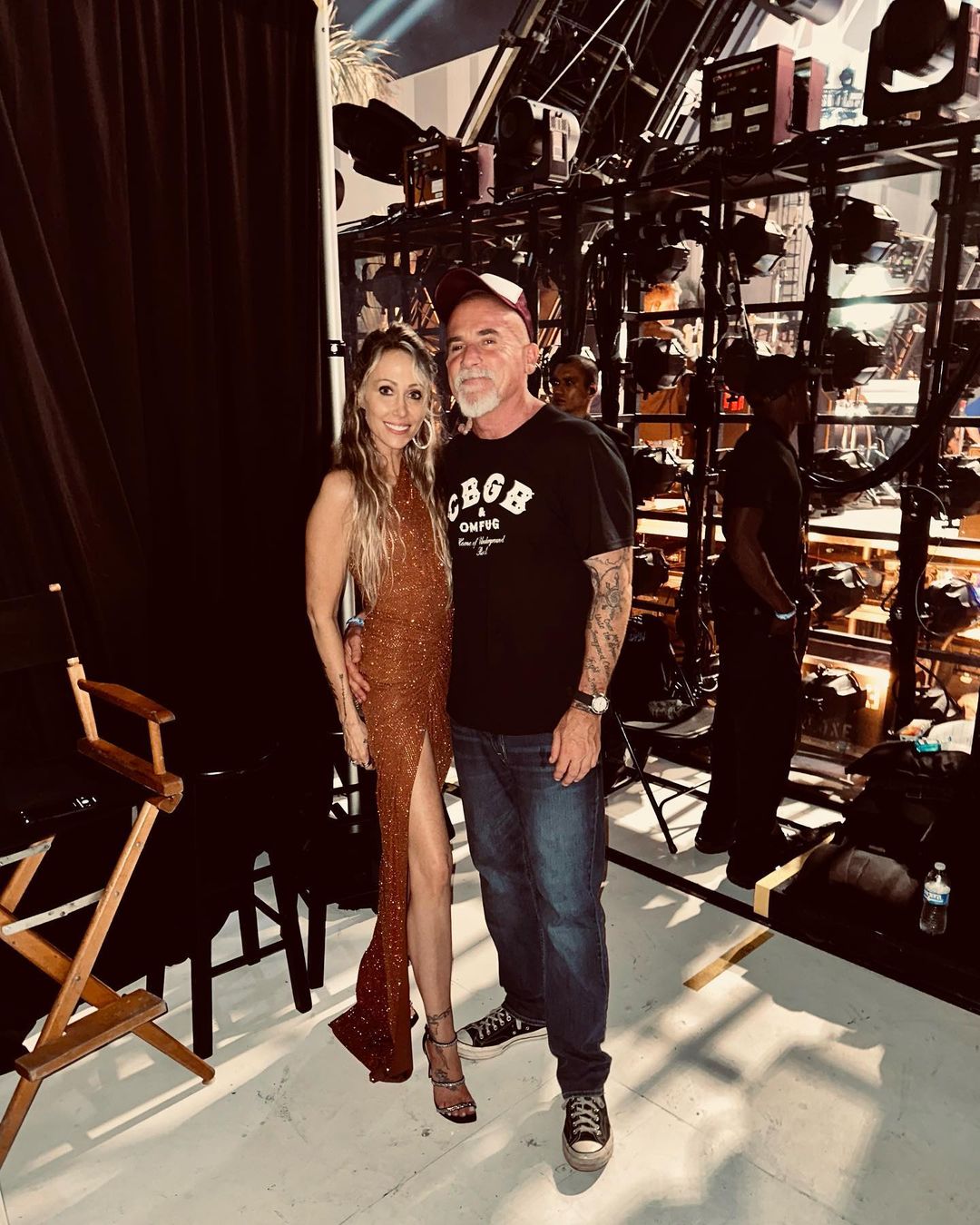 Tish Cyrus and Dominic Purcell make Red carpet debut