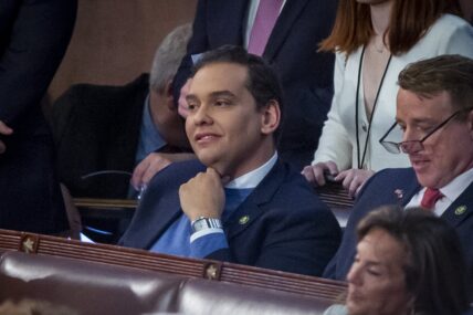 United States Rep. George Santos at the 118th Congress convenes at the US Capitol