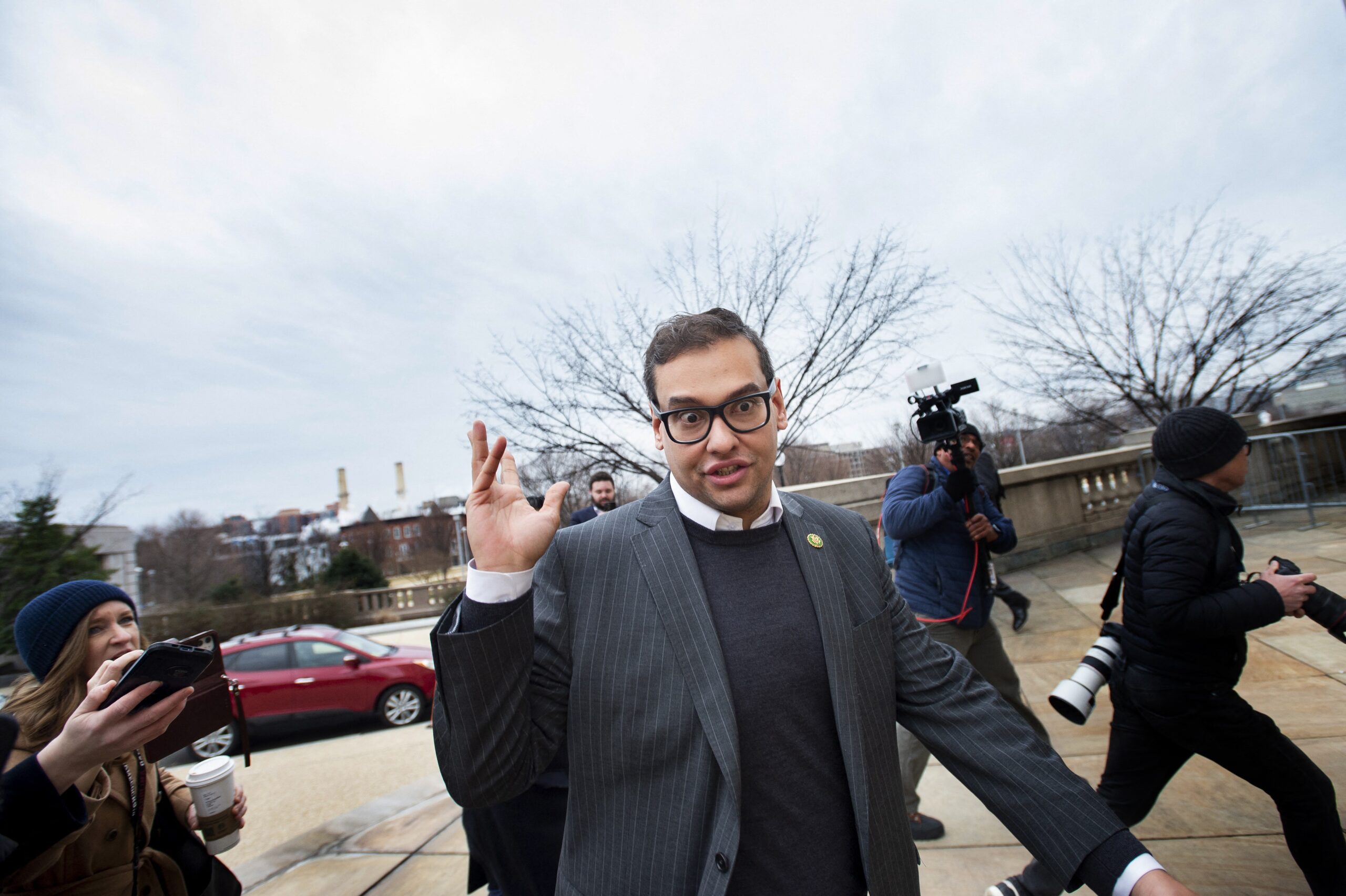 United States Rep George Santos at the US Capitol