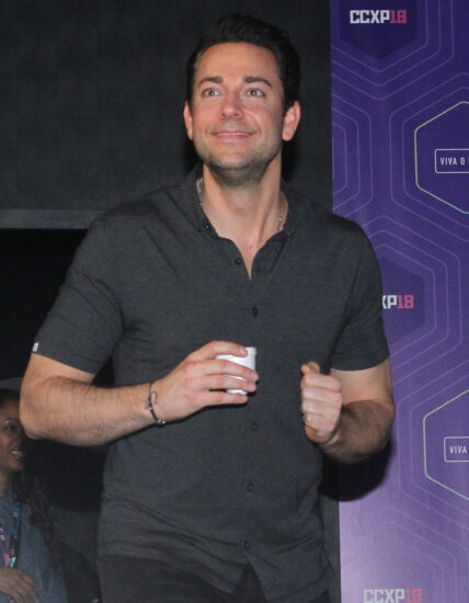 Zachary Levi attending the 2018 Comic Con Experience in Sao Paulo
