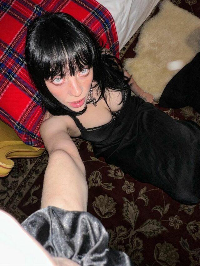 Billie Eilish shares lingerie photos on Instagram