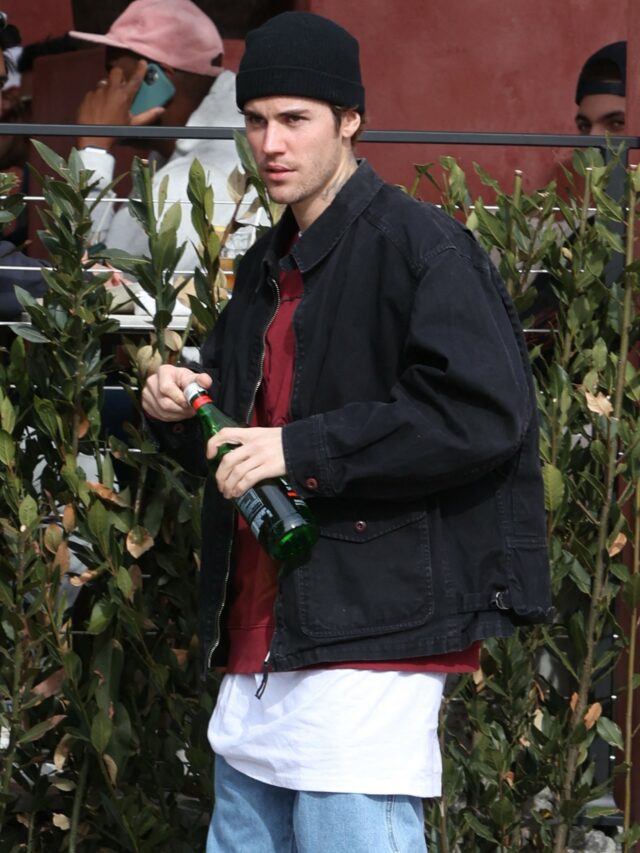 Justin Bieber seen with wife Hailey