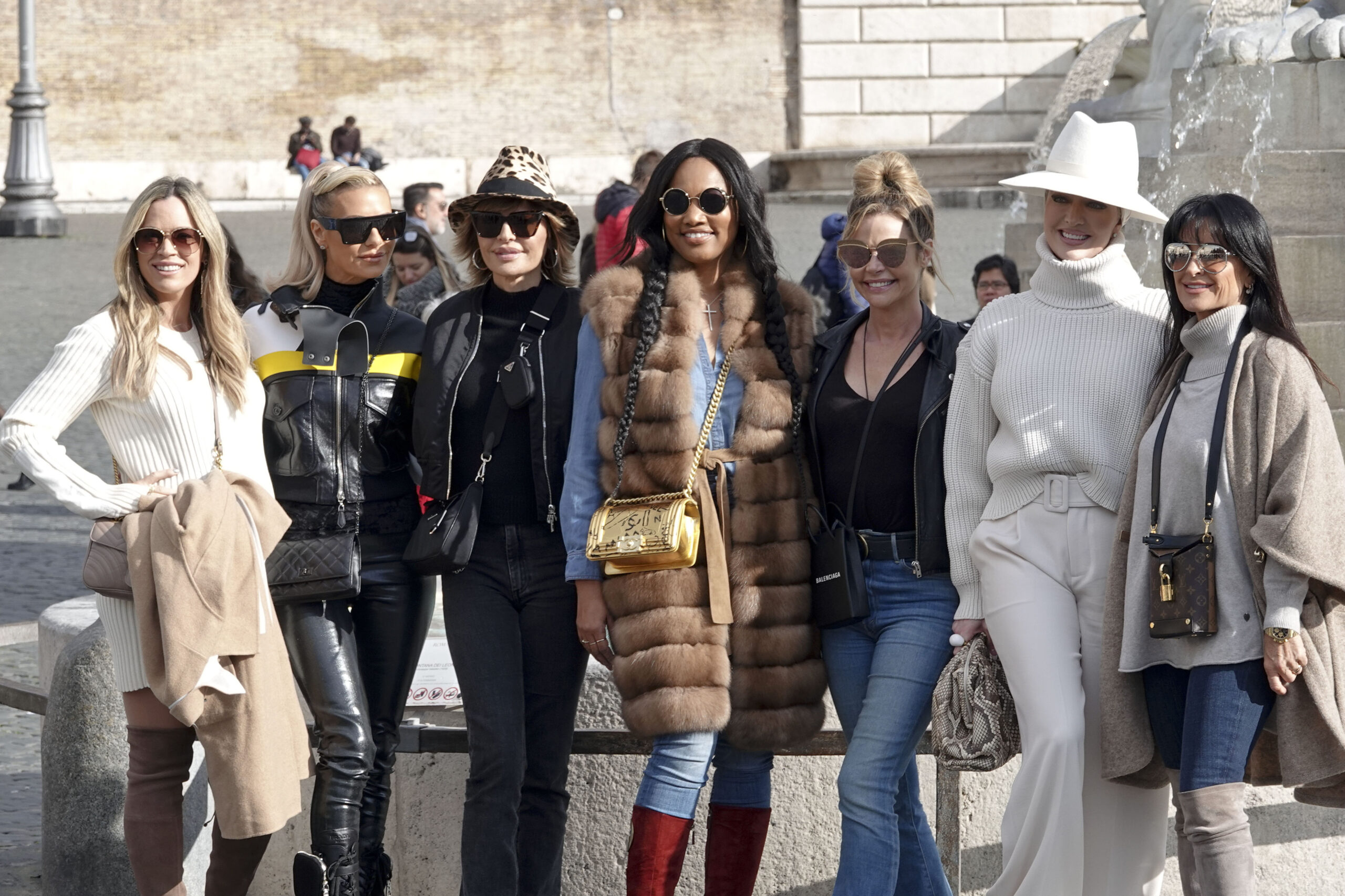 Real houswives of Beverly Hills shooting in Rome- set 2
