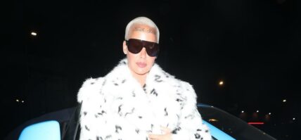 Amber Rose Tyga Drake Chris Brown are all seen arriving to a party at The Nice Guy