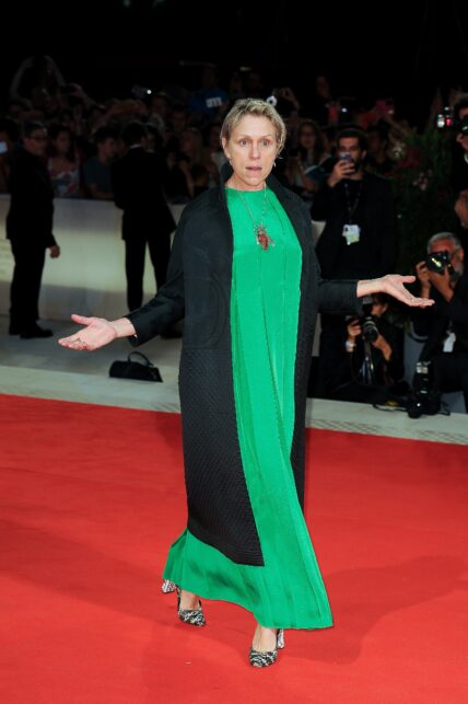 Frances McDormand at the 74th Venice Film Festival at Venice Lido