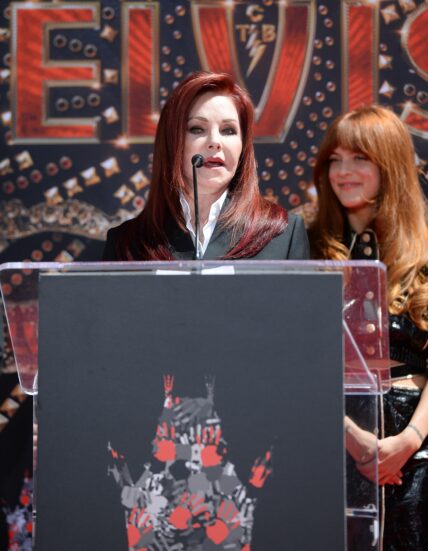 Three Generations of Presleys will Jointly put their HANDPRINTS IN CEMENT to Celebrate the All-New Film Elvis