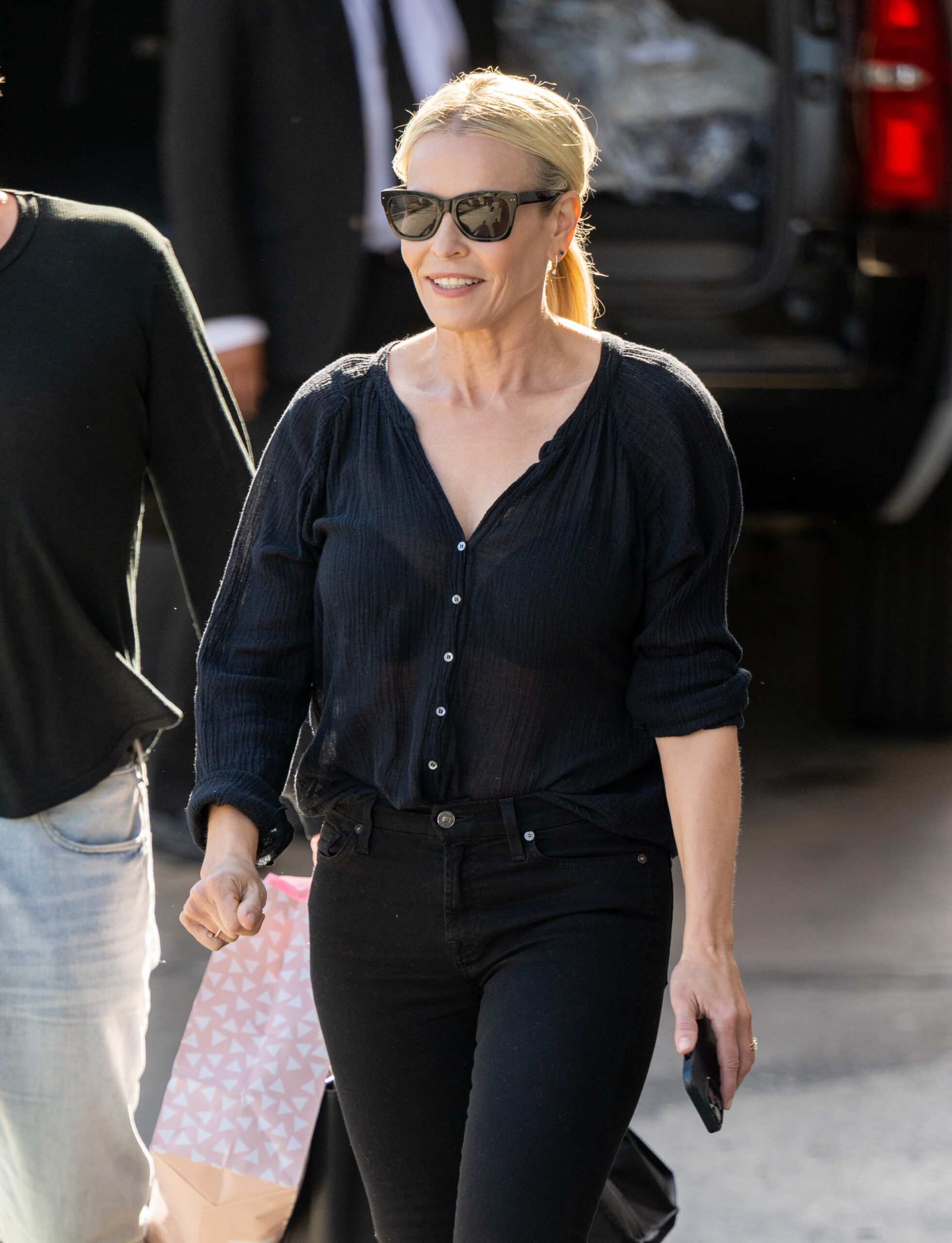 Chelsea Handler at Kimmel
