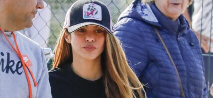 Shakira the best cheerleader for her son Milan in his last baseball match in Barcelona