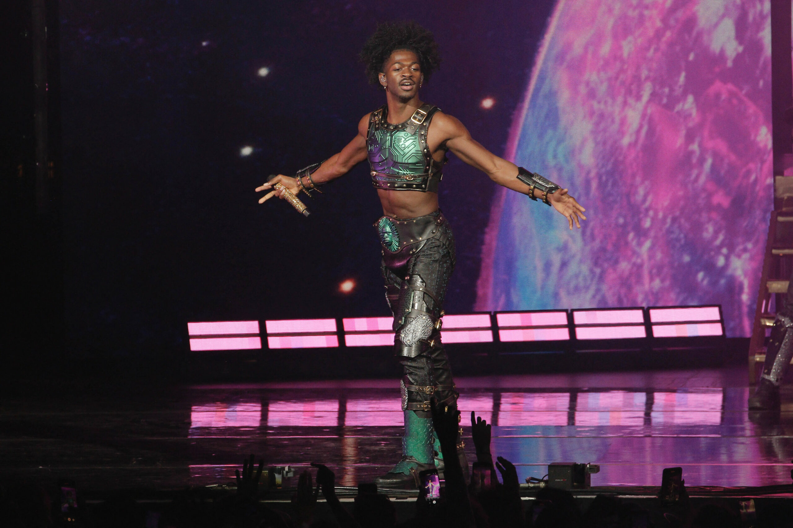 Lil Nas X performing at Zenith in Paris