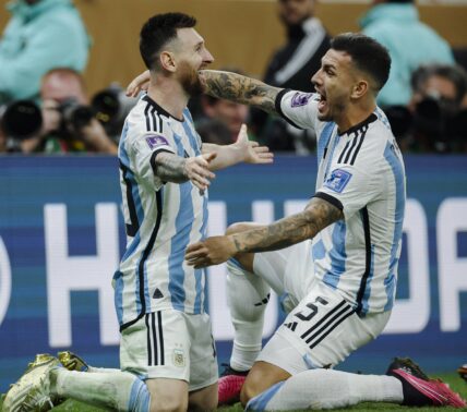 2022 FIFA World Cup Final Lionel Messi in Action