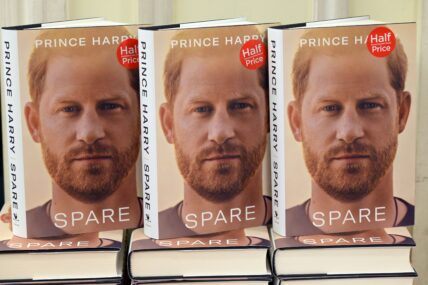 Prince Harry book Spare on sale Norwich UK