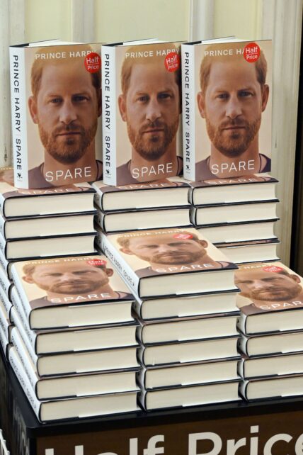 Prince Harry book Spare on sale Norwich UK