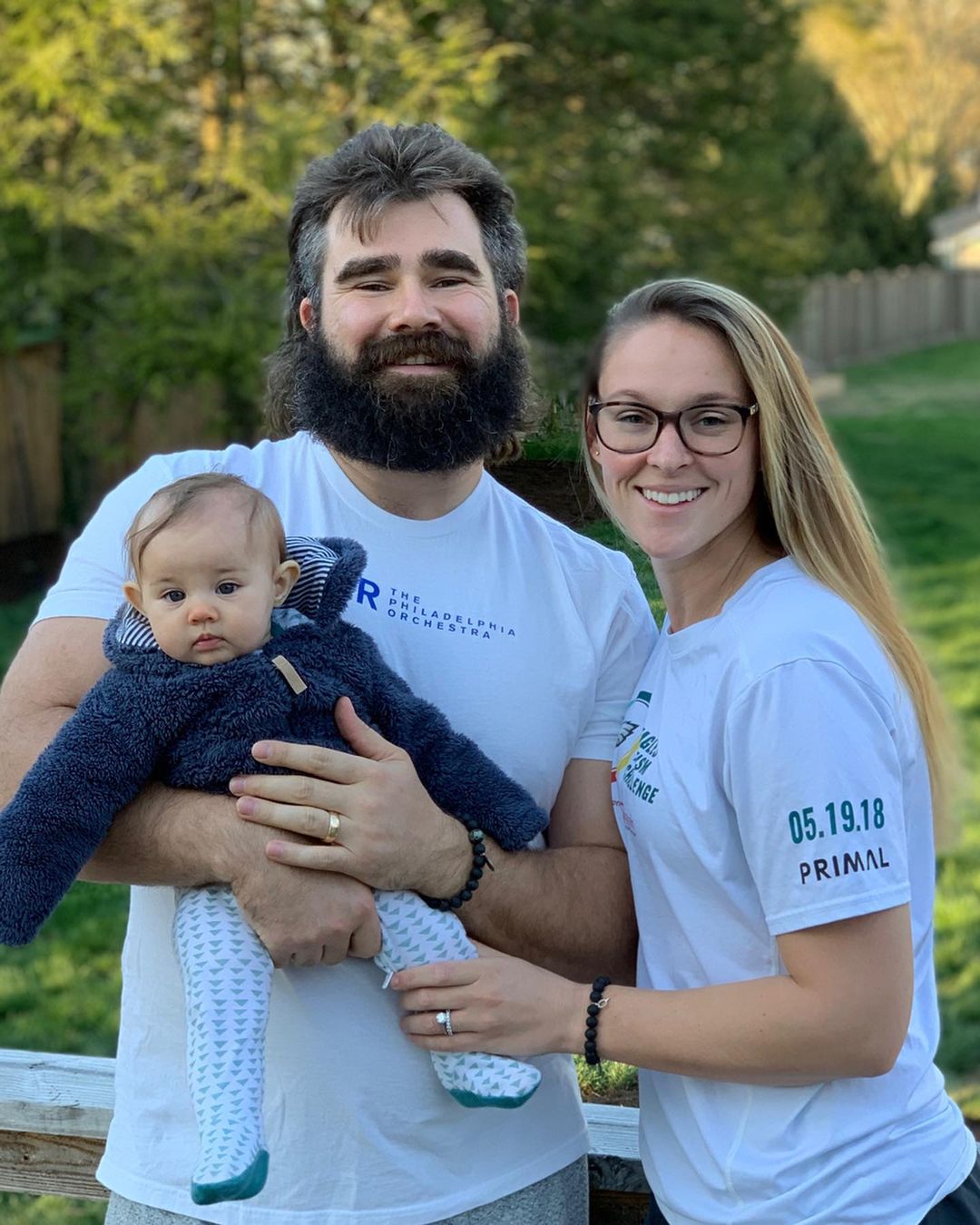 Jason and Kylie Kelce