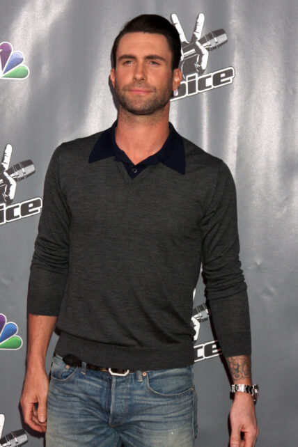 Adam Levine At The The Voice Season 5 Judges photocall