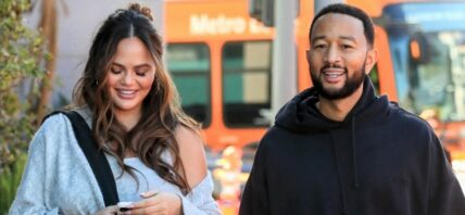 Chrissy Teigen And John Legend Are Seen Out For A Walk