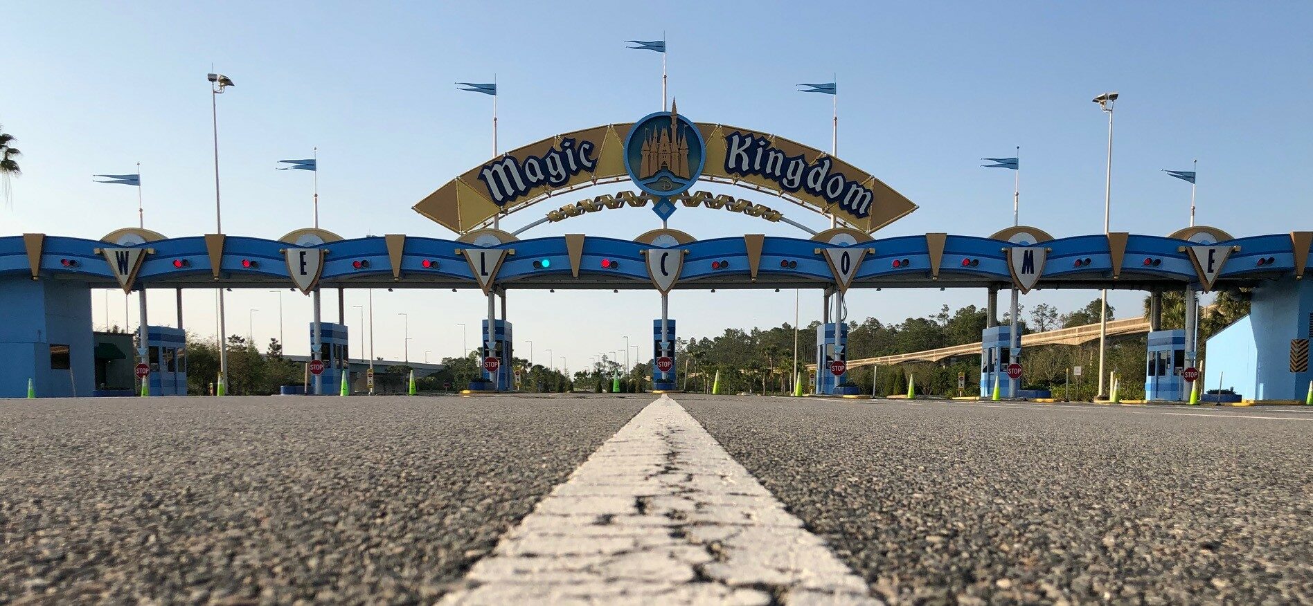 Magic Kingdom toll plaza