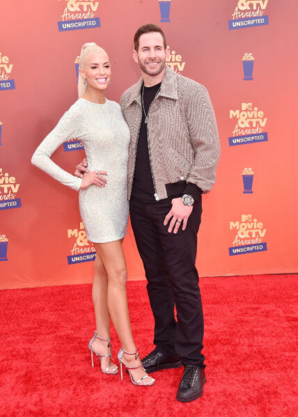 Heather Rae & Tarek El Moussa at the 2021 MTV Movie