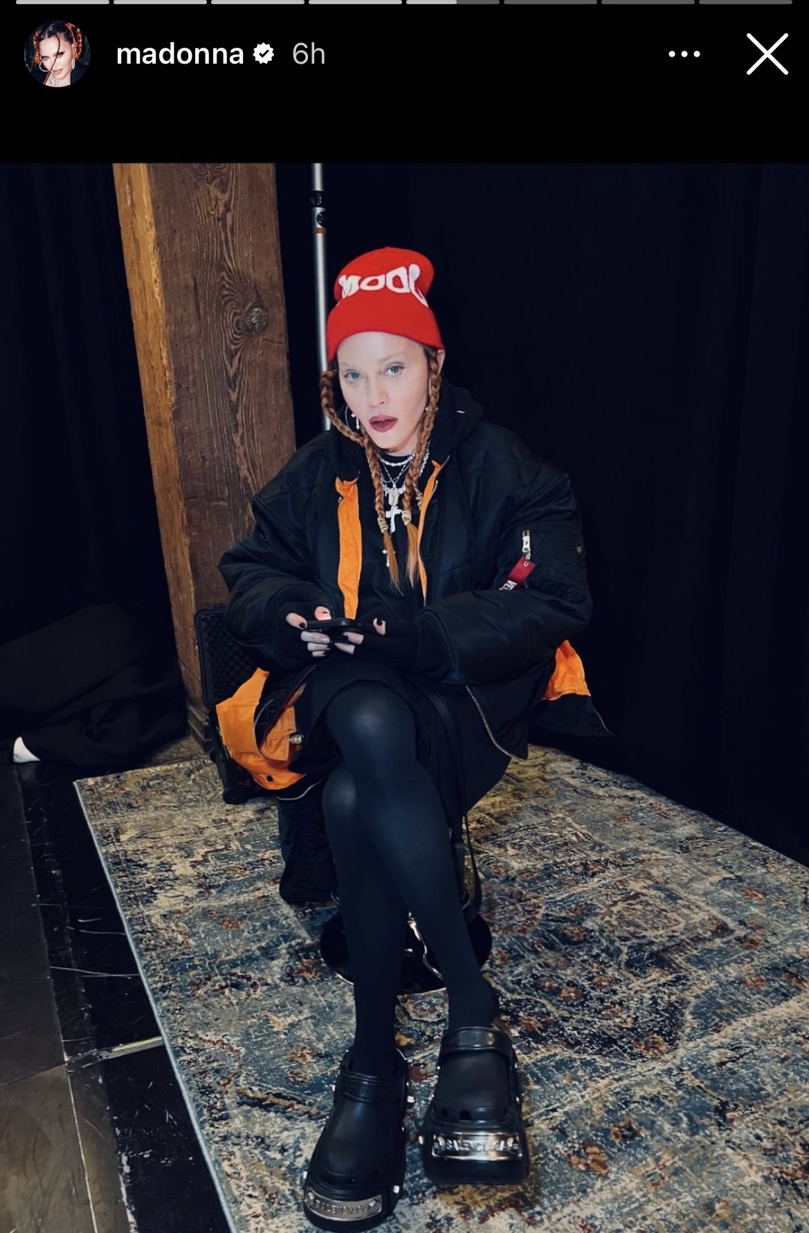 Madonna flaunts eccentric style