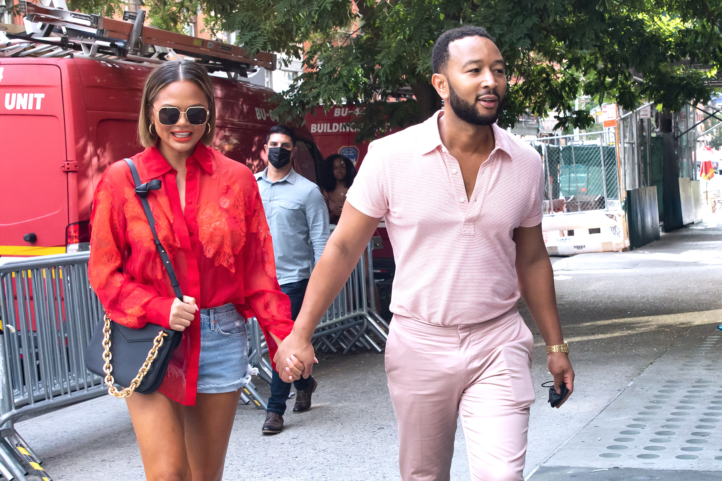 Chrissy Teigen and John Legend Sighting in NYC