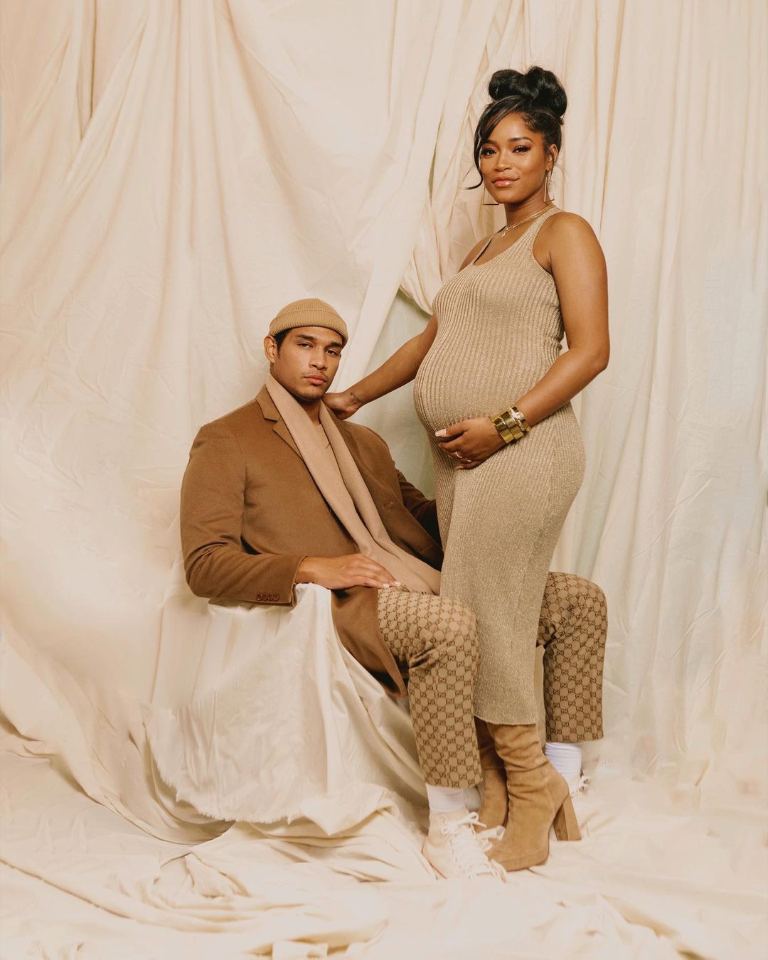 See Keke Palmer & BF Darius Daulton Assemble Unborn Son's 1st Crib