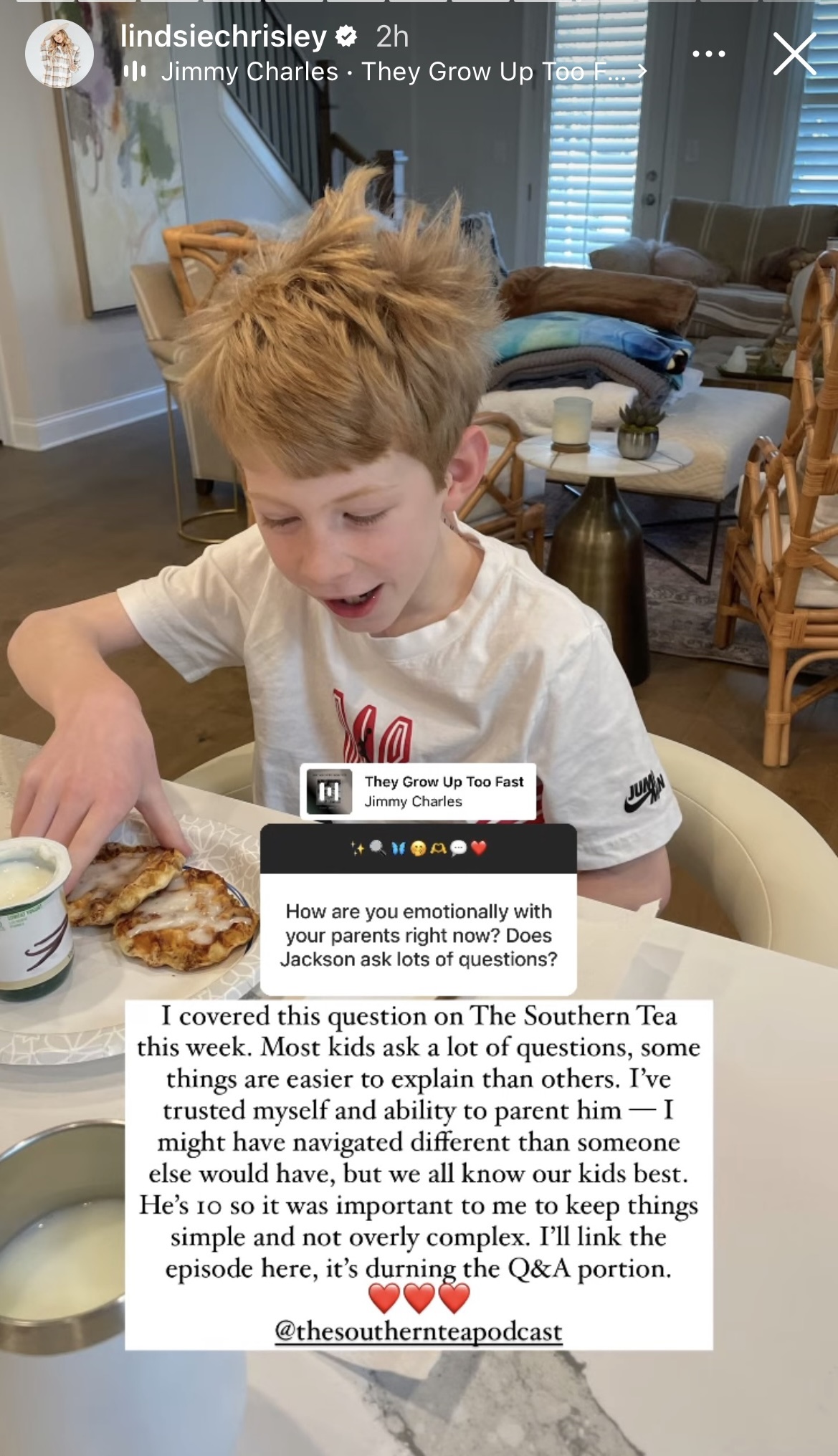 Lindsie Chrisley Q&A session